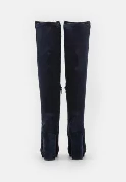 Anna Field Leather - Cuissardes - Dark Blue -Anna Field Soldes c9ce0f5717b34cce93bf07b12c4f320b