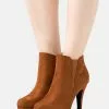 Anna Field Bottines À Talons Hauts - Cognac | Chaussures Femme Élégantes -Anna Field Soldes cb9d63fc1b3e411c8c86e12209274af7