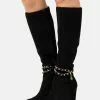 Anna Field Leather - Bottes Compensées - Black -Anna Field Soldes cd1c976ca2584679980059481edcc7e9