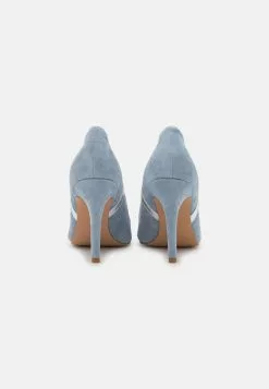 Anna Field Escarpins À Talons Hauts en Cuir Bleu Clair - Promo Exclusive -Anna Field Soldes cea10adbc22340b28eecd11fe63c6c6a