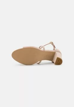 Anna Field Sandales À Talons Hauts en Cuir Beige - Promo Exclusive -Anna Field Soldes d52328e6d7ea4c56b49f4cf256806ecf
