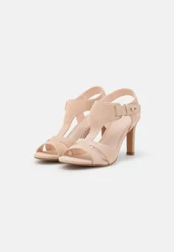 Anna Field - Sandales À Talons Hauts en Cuir Beige | Promos Exclusives -Anna Field Soldes dfb6dfe524be43568ed80a67b161e46f