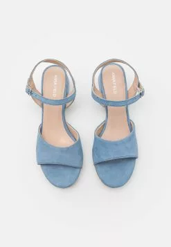 Anna Field Leather - Sandales - Light Blue -Anna Field Soldes e0a46b3846ae49aa9150720dc33863a5