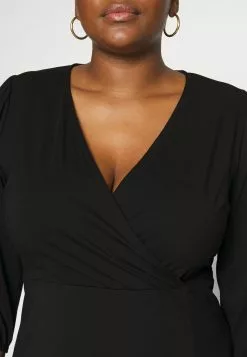 Robe En Jersey Noir - Promotion Exclusive -Anna Field Soldes e13f6cb627394e788397d5943336a7ad