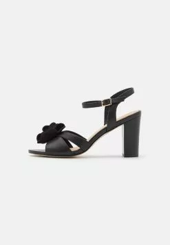 Anna Field Sandales en Cuir Noir - Élégantes et Confortables -Anna Field Soldes f1064bbcb4b34e8386f6ab01bd677b8e