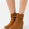 Anna Field Winter Boot - Bottines Compensées - Cognac -Anna Field Soldes fddac925efcf4f7e8cd42984a29b6b6e